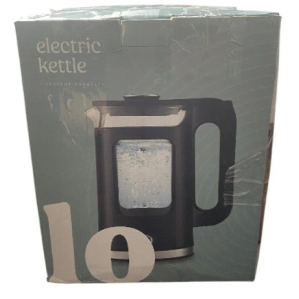 Nelo Electric Tea Kettle & Hot Water Boiler with Auto Shut-Off & Keeps Warm